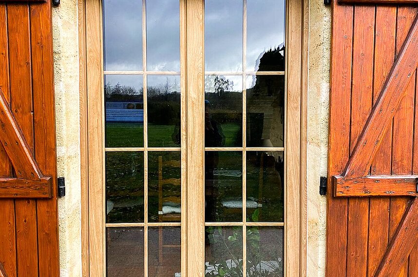 Menuiserie imitation chêne mat 33