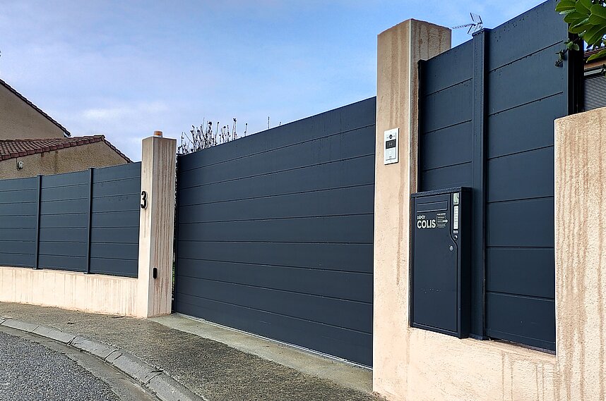 Rénovation d'un portail coulissant