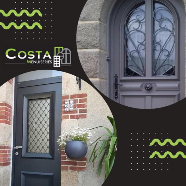Costa Menuiseries vous propose une large gamme de portes d'extérieur