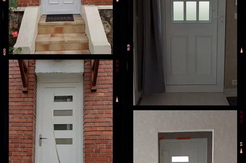 Pose porte PVC Modèle ALizée