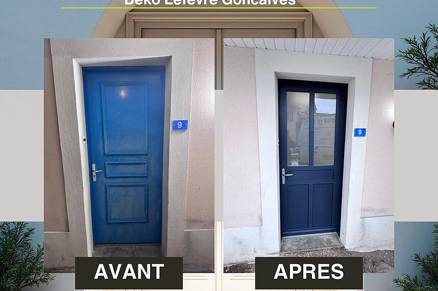 PORTE D'ENTREE PVC