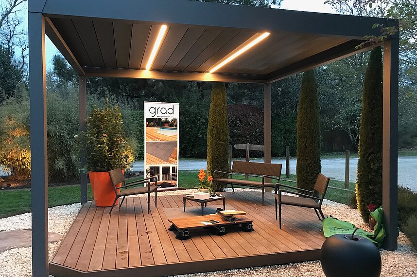 Installation d'une pergola Art Home Alu à St Gély du Fesc