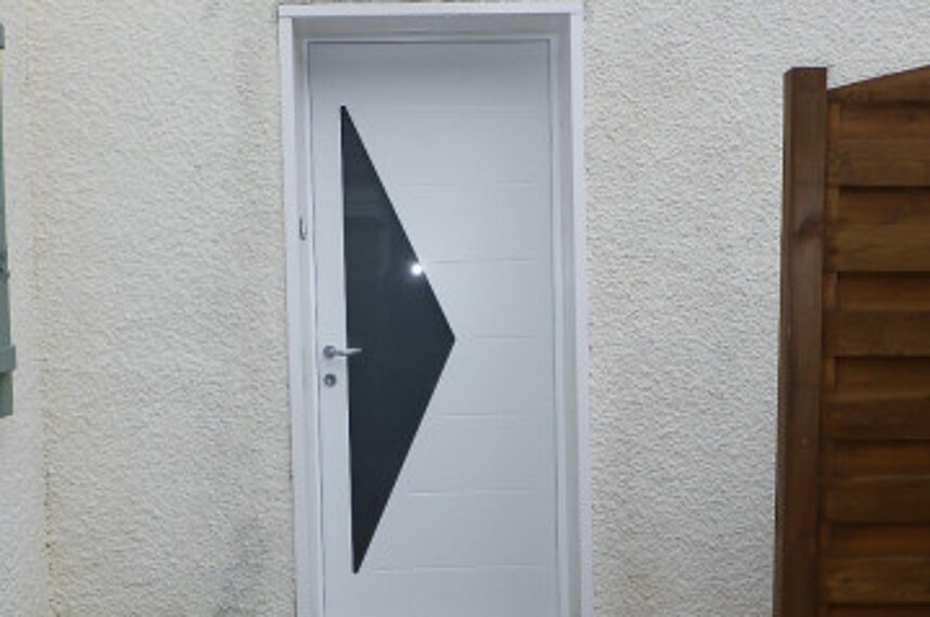 Pose d'entrée aluminium