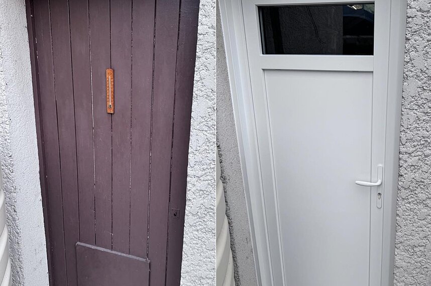 Porte de service PVC